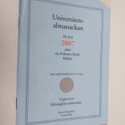 Universitets almanackan för året 2007 efter vår Frälsares... - pikkukuva 1