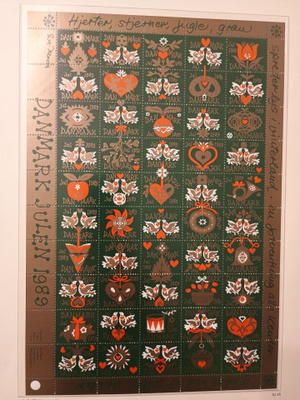 Tanska joulumerkkiarkki 1989