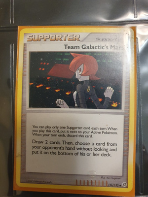 Team Galactic's Mars #126 Pokemon Secret Wonders card