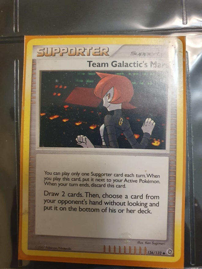 Team Galactic's Mars #126 Pokemon Secret Wonders card