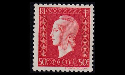 Ranska 712 ** Marianne Dulac 50 C (1945)