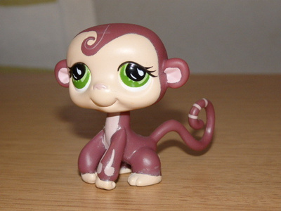 LITTLEST PET SHOP pisarasilmä raitahäntä APINA #590