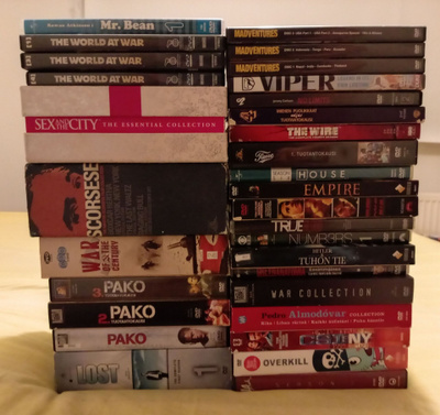 Sekalainen sarja/dvd paketti