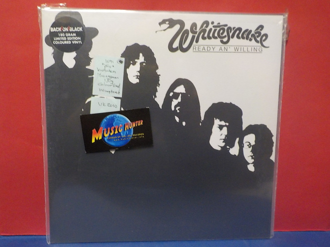 WHITESNAKE - READY AN WILLING UUSI UK 2010 180G LP