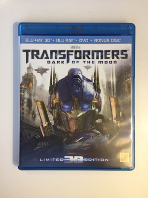 Transformers 3: Kuun pimeä puoli (3D & 2D Blu-ray + DVD)