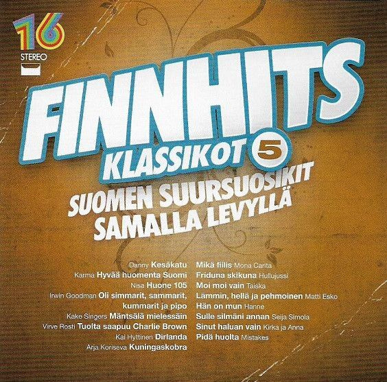 FINNHITS KLASSIKOT 5 (CD), mm. Mona Carita, Hullujussi