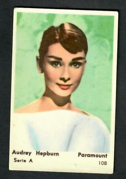 Keräilykuva - Audrey Hepburn Serie A 108 Paramount