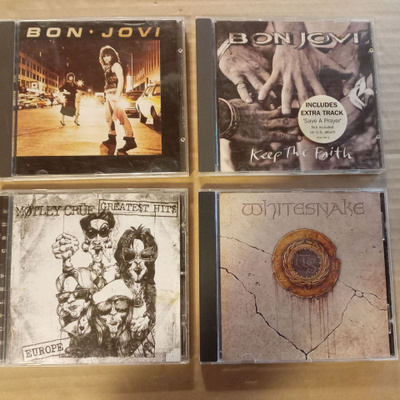 CD 4kpl Bon jovi Whitesnake ym