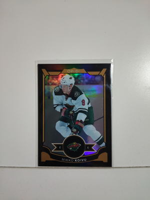 2015-16 O-Pee-Chee - Rainbow Black #492 Mikko Koivu SN100