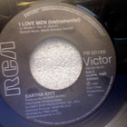 EARTHA KITT  ::  I LOVE MEN  ::  VINYYLI  7"    1984 - pikkukuva 3