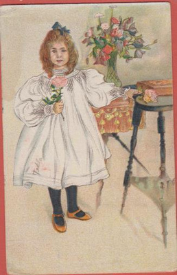 Carl Larsson ? Tytöllä ruusu