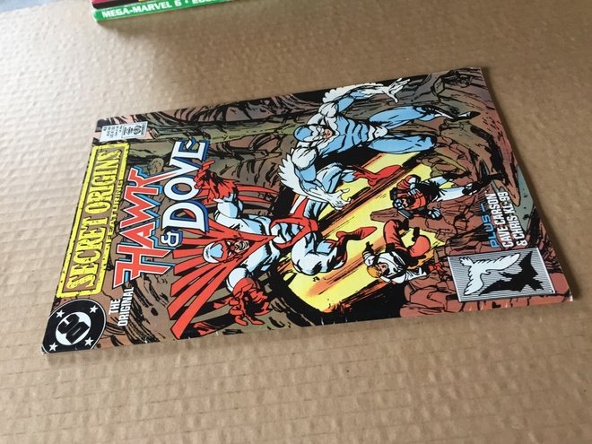 DC SECRET ORIGINS HAWK & DOVE 43/1989 HYVÄ