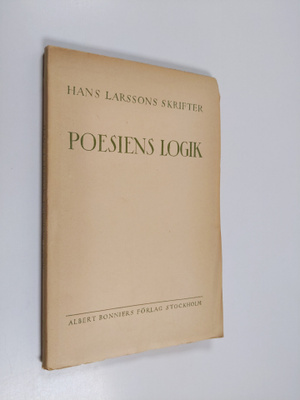 Hans Larsson : Poesiens logik