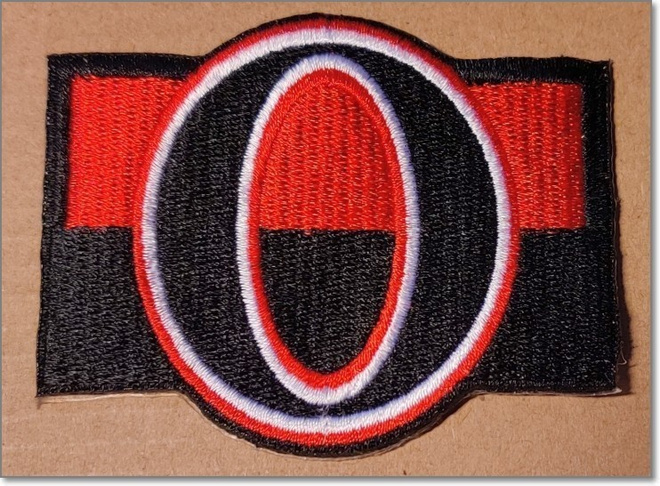 NHL - Ottawa Senators -kangasmerkki / hihamerkki