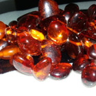 Vintage vanhaa meripihka kaulakoru Amber - pikkukuva 5