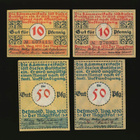 Saksa 2 x 10, 2 x 50 Pfennig, Detmold 1920 - pikkukuva 2