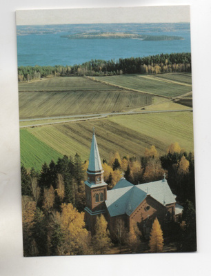 Asikkala: ilmakuva kirkosta