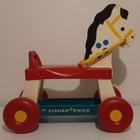 Vintage lelu hevonen Fisher-Price 1976 - pikkukuva 1