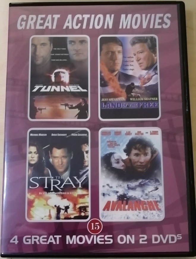 Great action movies (4 leffaa kahdella levyllä)