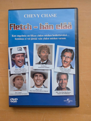 FLETCH - HÄN ELÄÄ . DVD . CHEVY CHASE . HOLBROOK . PHILLIPS