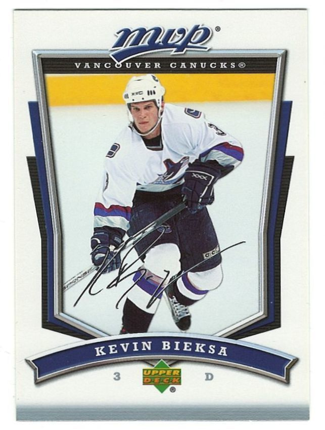07-08 Upper Deck MVP #68 Kevin Bieksa