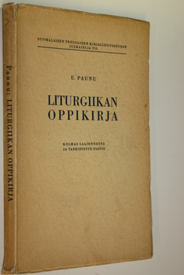 U. Paunu : Liturgiikan oppikirja