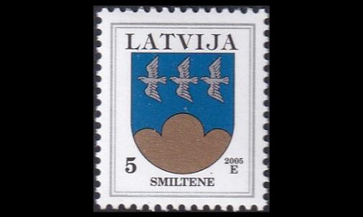Latvia 541A_III ** Käyttösarja Vaakuna 5 S -05 (2001)