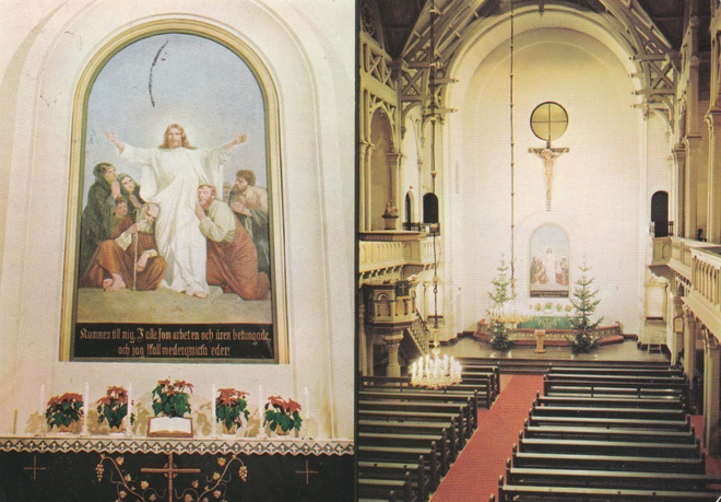KIRKKOKORTTI - SIPOON UUSI KIRKKO - SISÄKUVA