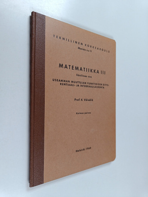 Kalle Väisälä : Matematiikka 3 : edellinen osa : useamman...