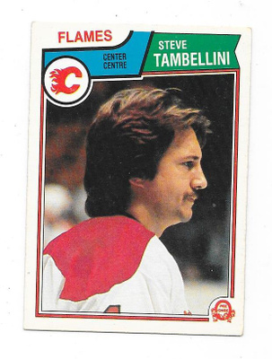 1983-84 OPC #93 Steve Tambellini , Calgary Flames