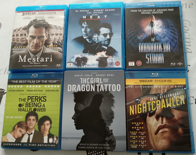 6 Blu-ray elokuvaa (paketti)
