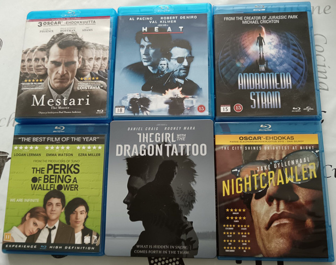 6 Blu-ray elokuvaa (paketti)