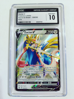 Zacian V - Sword & Shield 138/202 Holo CGC 10