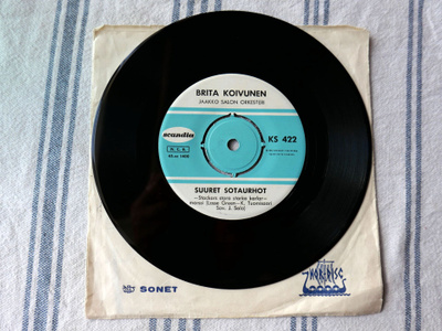 Brita Koivunen – Suuret Sotaurhot 7" 1962