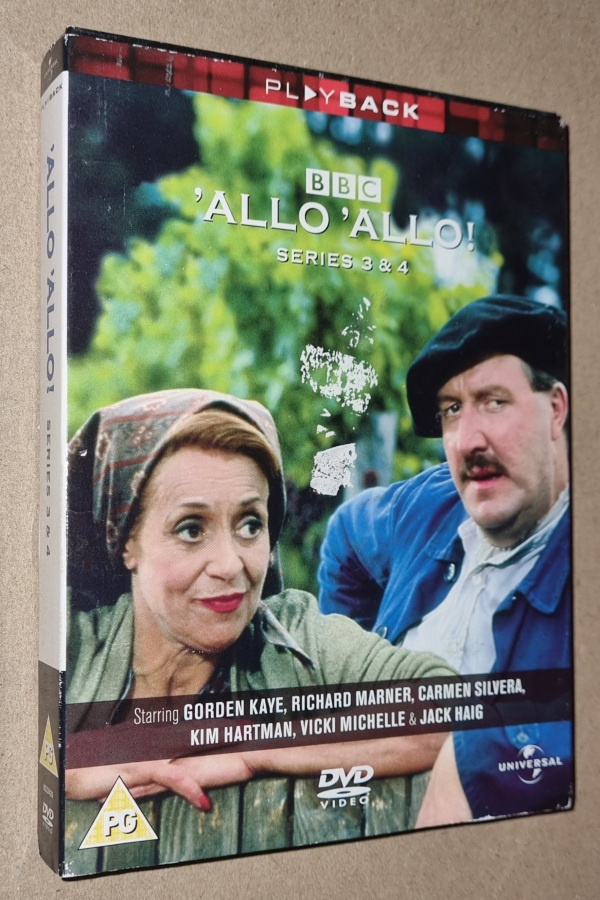 DVD Allo Allo series 3&4 UK englantitekstit