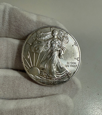 Usa 1 dollar 2016 silver eagle .999 hopea