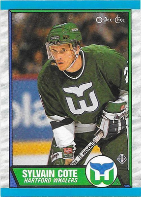 1989-90 OPC #162 Sylvain Cote Hartford Whalers