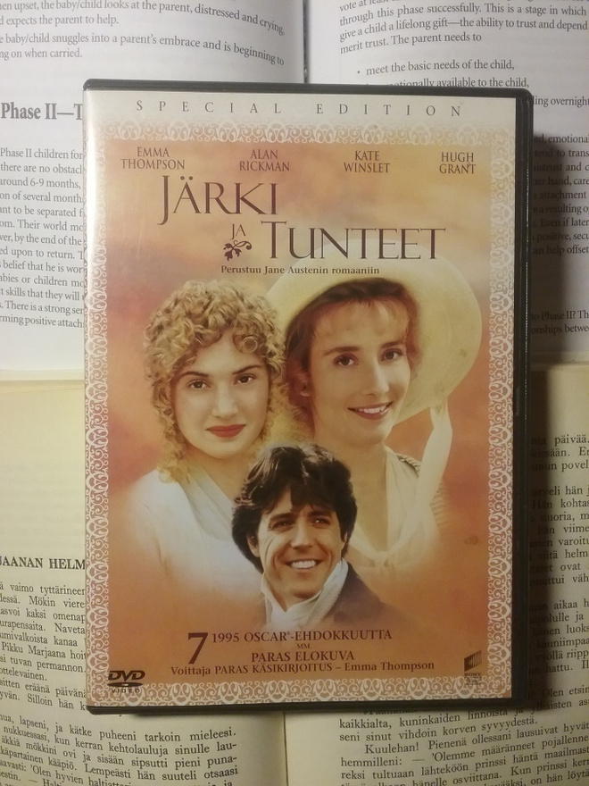 Järki ja tunteet (UUSI DVD)