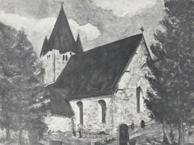 KIRKKOKORTTI - FINSTRÖMIN KIRKKO