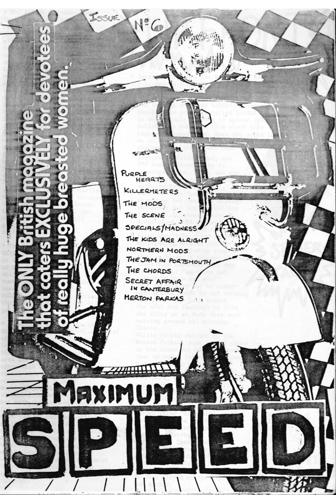 MAXIMUM SPEED #6 (1979) Purple Hearts CHORDS Specials MODS