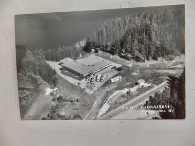 VANHA Postikortti Salo Lahnajärvi kulk 1958 Karhumäki