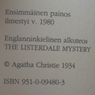Agatha Christie - Listerdalen arvoitus (pokkari) - pikkukuva 3