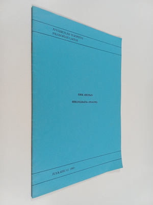 Leena Nukari : Erik Ahlman : bibliografia (1914-1952)
