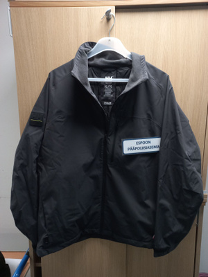 [T3314]  Helly Hansen XL-takki, tummanharmaa