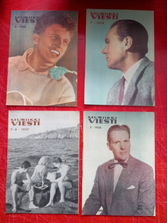 Musiikki viesti valikoima 3€/kpl