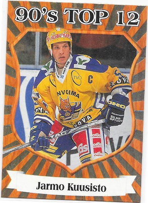 1998-99 CardSet 90`s Top 12 #8of12 Jarmo Kuusisto Lukko