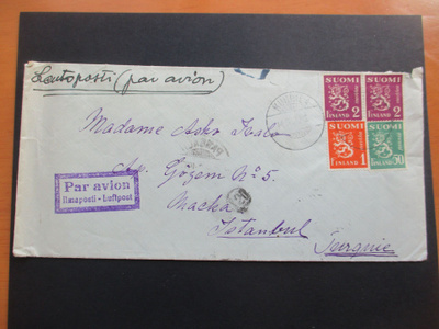 1937 Kuurila lentopostikuori Turkkiin