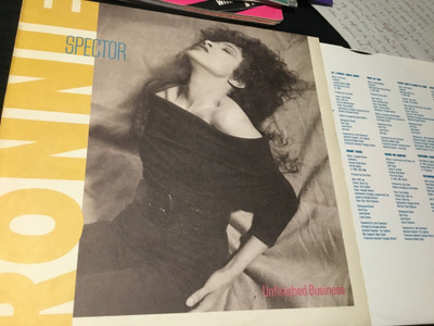 Ronnie  Spector Unfinished business nm lp CBS