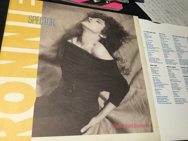 Ronnie  Spector Unfinished business nm lp CBS