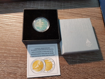 SUOMI 2e 2007 PROOF laatikossa + ait.todistus